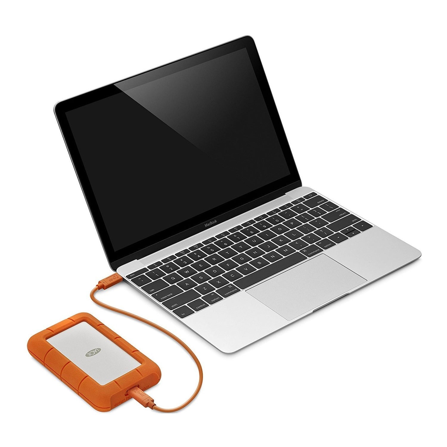 LaCie Rugged USB-C 1TB Portable External Hard Drive