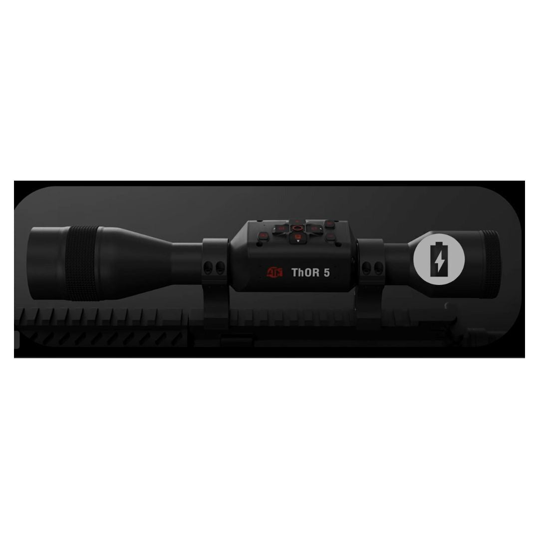 ATN ThOR 5 640x480 5-40x 12 Micron Weather-Resistant Smart HD Thermal Rifle Scope (Black)