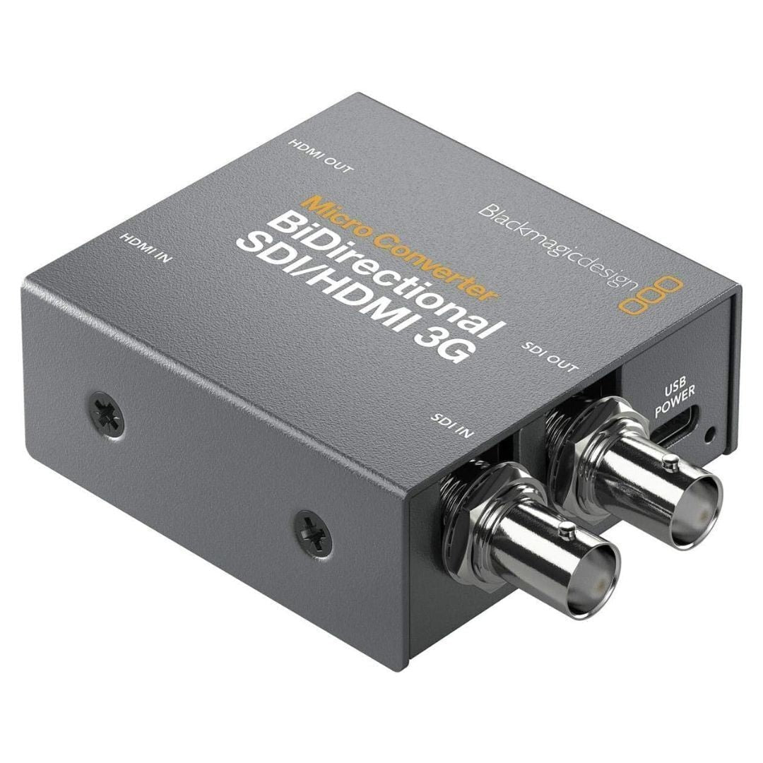 Blackmagic Design Bi-Direct SDI-HDMI 3G PSU Micro Converter (CONVBDC, SDI, HDMI03G, and PS) (Black)