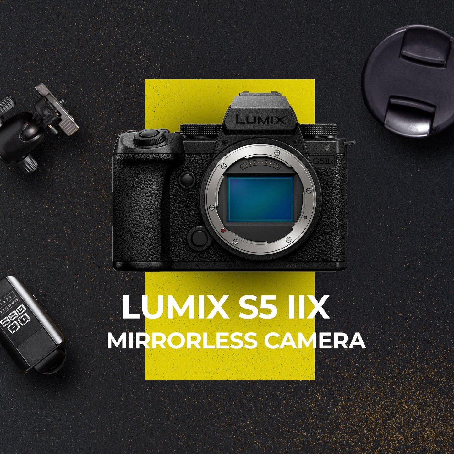 Panasonic Lumix S5 IIX 24.2MP Camera with 20-60mm, 50mm Lens and Lumix S Series 85mm Lens Bundle
