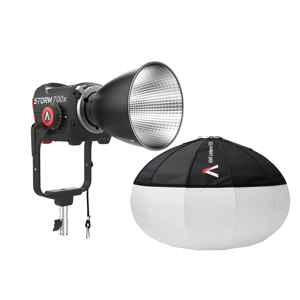 Aputure STORM 700x Bi-Color LED Light with 4ft Omnidirectional Softbox Bundle