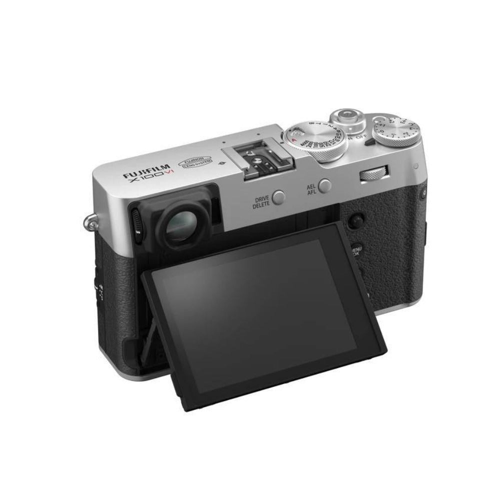 Fujifilm X100VI Mirrorless Digital Camera with 23mm f/2 Fixed Lens (Silver)