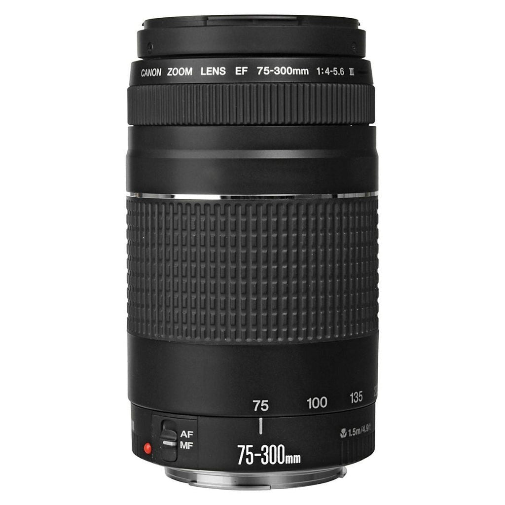 Canon EF 75-300mm f/4-5.6 III Telephoto Zoom Lens (Black) (Certified Refurbished)