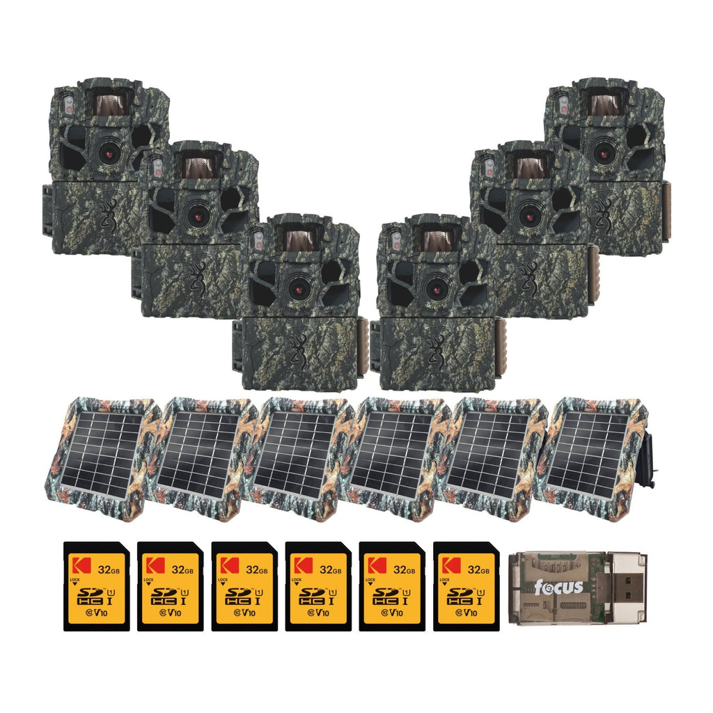 Browning Trail Camera Dark Ops FHDR 40MP Trail Camera (6-Pack) Bundle