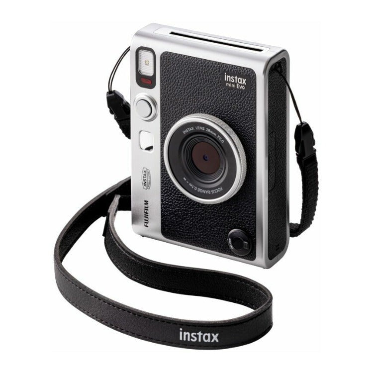 Fujifilm Instax Mini EVO Hybrid Instant Camera with Case, Twin Film Pack (40 Exposures) Bundle