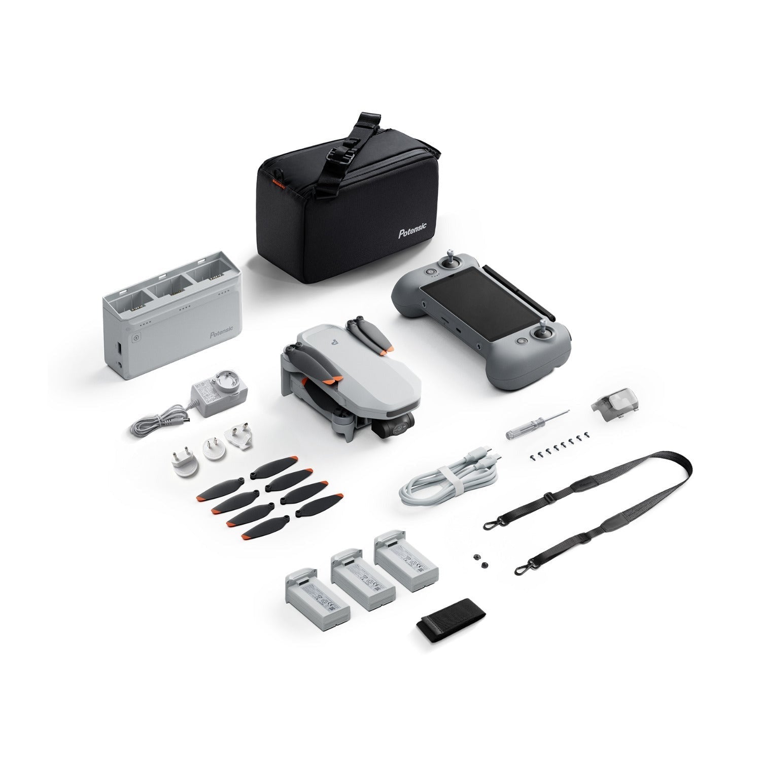 Potensic ATOM 2 Drone with AI Tracking and HDR Fly More Combo with Screen Remote