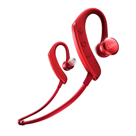 Cleer Edge Pulse Wireless In-Ear Headphones with Heart Rate Monitor (Red)