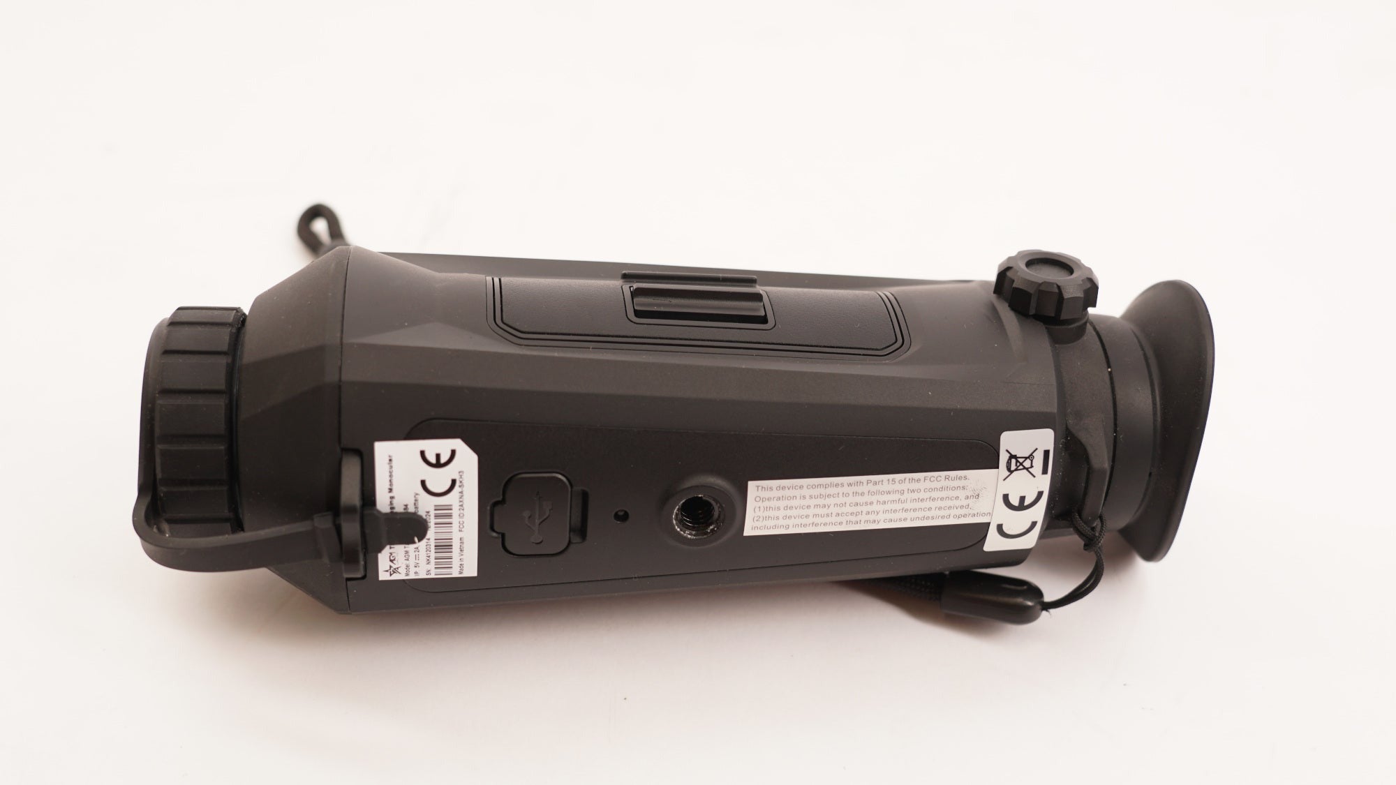 AGM TaipanV2 19 384 Black Thermal Monocular with 12 Micron Thermal Detector (Used)