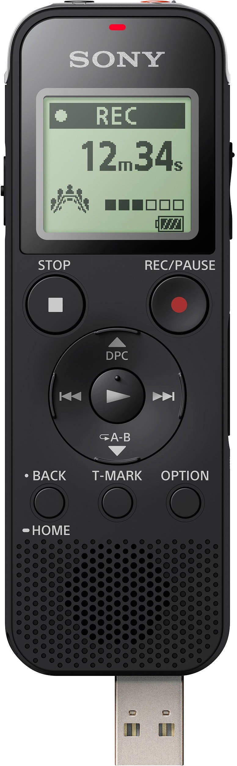 Sony ICD-PX470 Stereo Digital Voice Recorder with Built-In USB Bundle