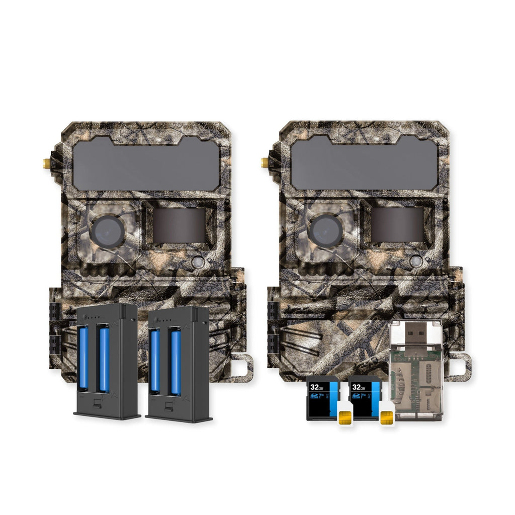 Yellowstone Y2 Camera Bundle with 5,000 mAh Battery Packs, Card Reader, and Accessories (2-Pack)
