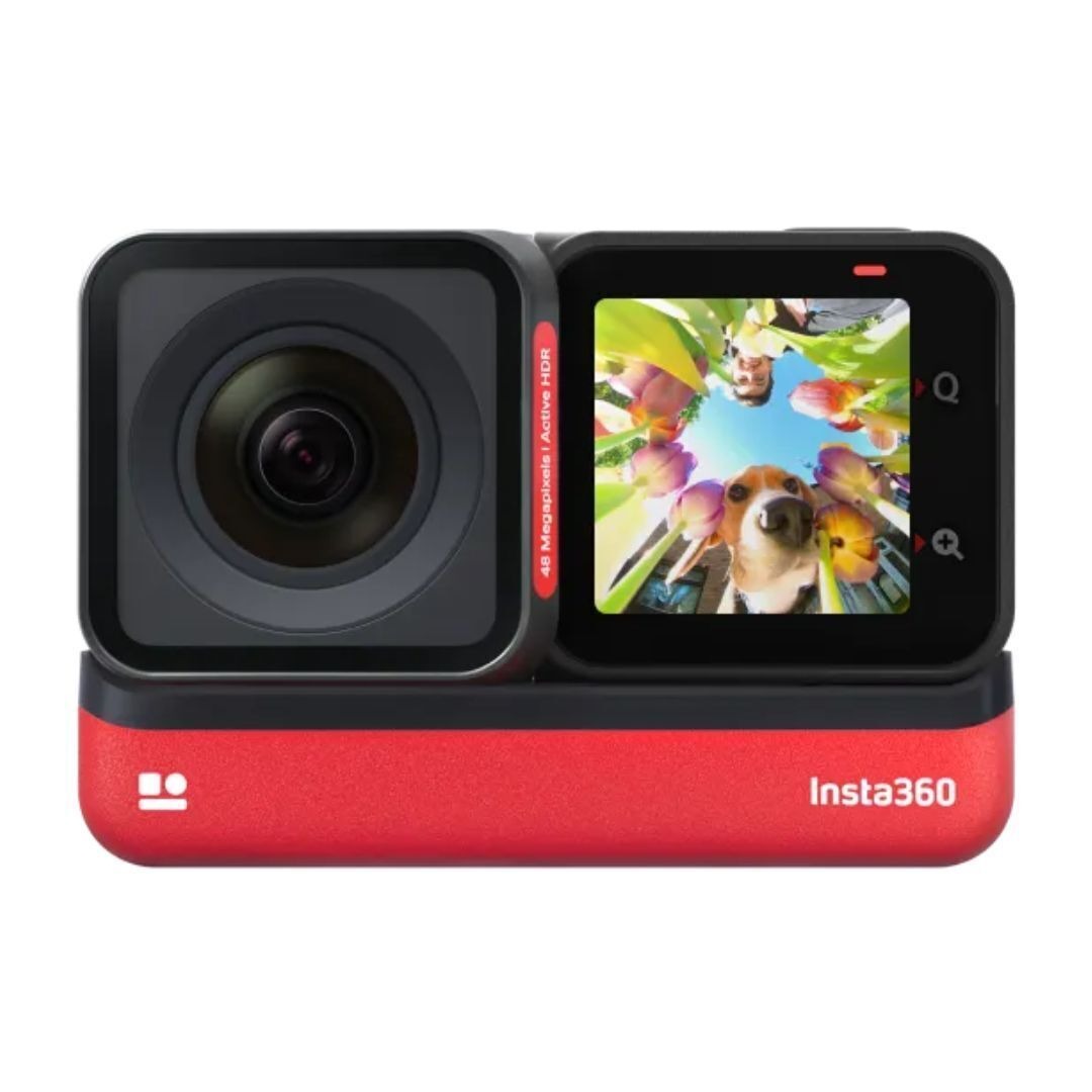 Insta360 ONE RS 4K Edition Rugged and Waterproof Interchangeable Boost Lens Camera with Active HDR