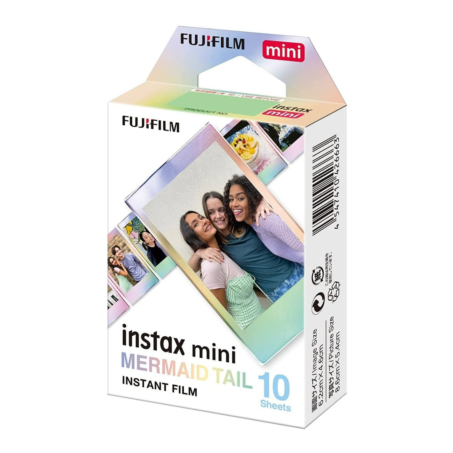 Fujifilm Instax Mini Mermaid Tail Film, Glitter Styles (10 Exposures)