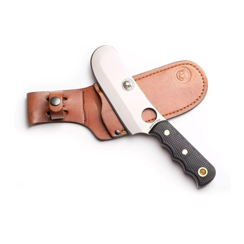 Knives of Alaska Brown Bear Cleaver and Skinning Knife with Suregrip Handle