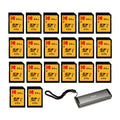 Kodak 64GB Class 10 UHS-I U1 SDXC Memory Card with Card Reader and Storage Case