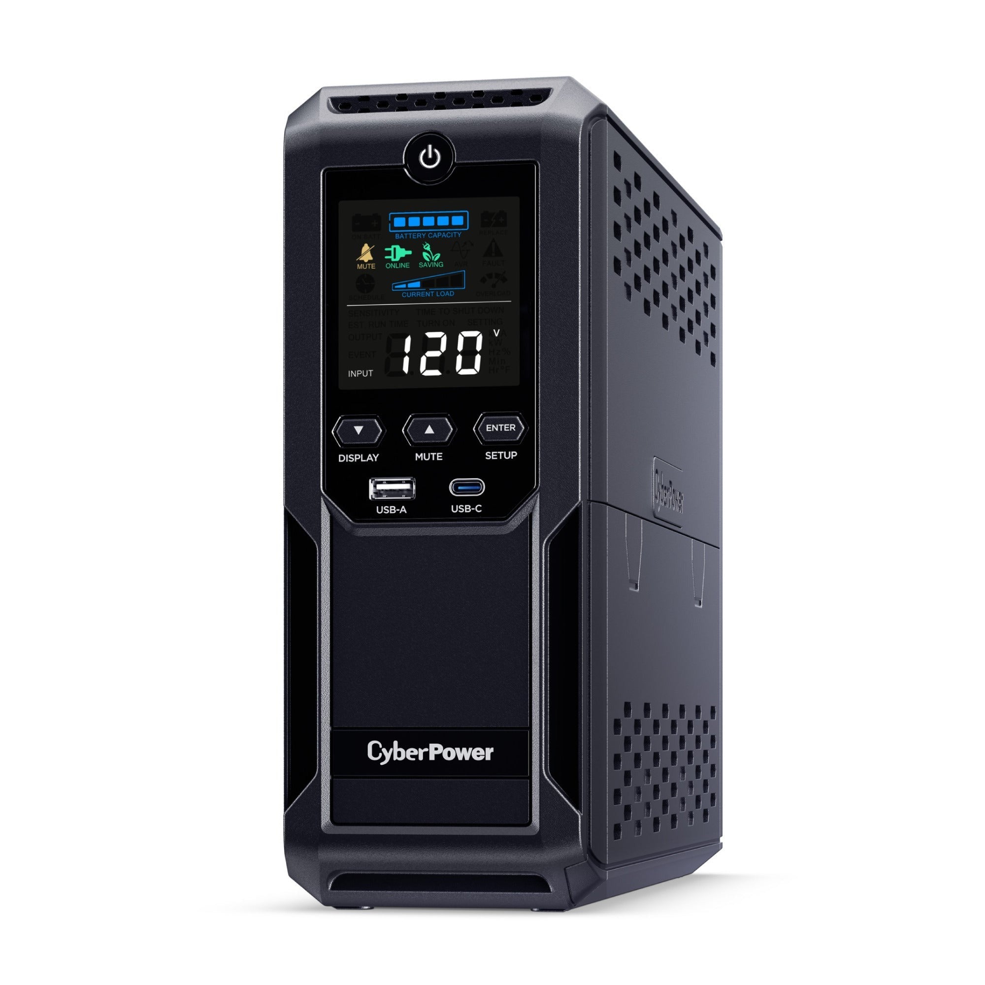 CyberPower CP1500AVRLCD3 Mini Tower UPS Battery Backup and Surge Protector