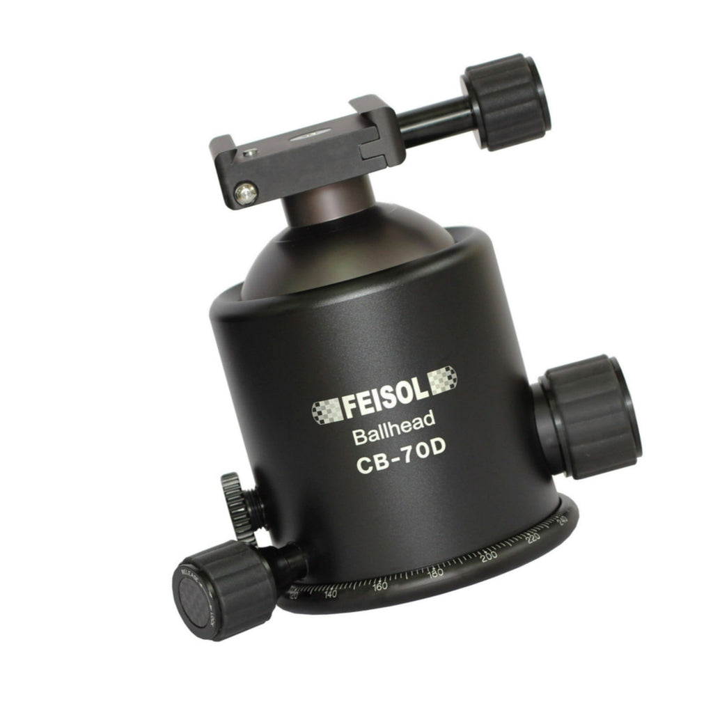 FEISOL Ball Head CB-70D with Durable and Precise Design for Large Series Tripods