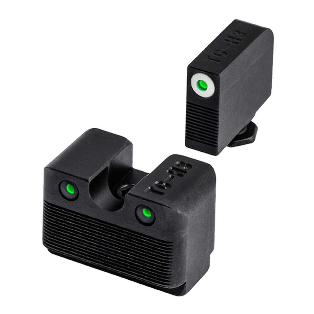 TruGlo Tritium Pro Fiber Optic Sight (Glock Low M.O.S Models, White)