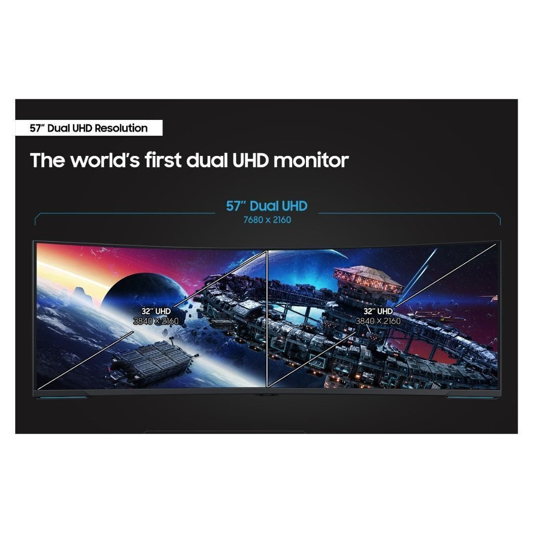 Samsung Odyssey Neo G9 57′′ Dual 4K Curved Gaming Monitor (240Hz) (Open Box)