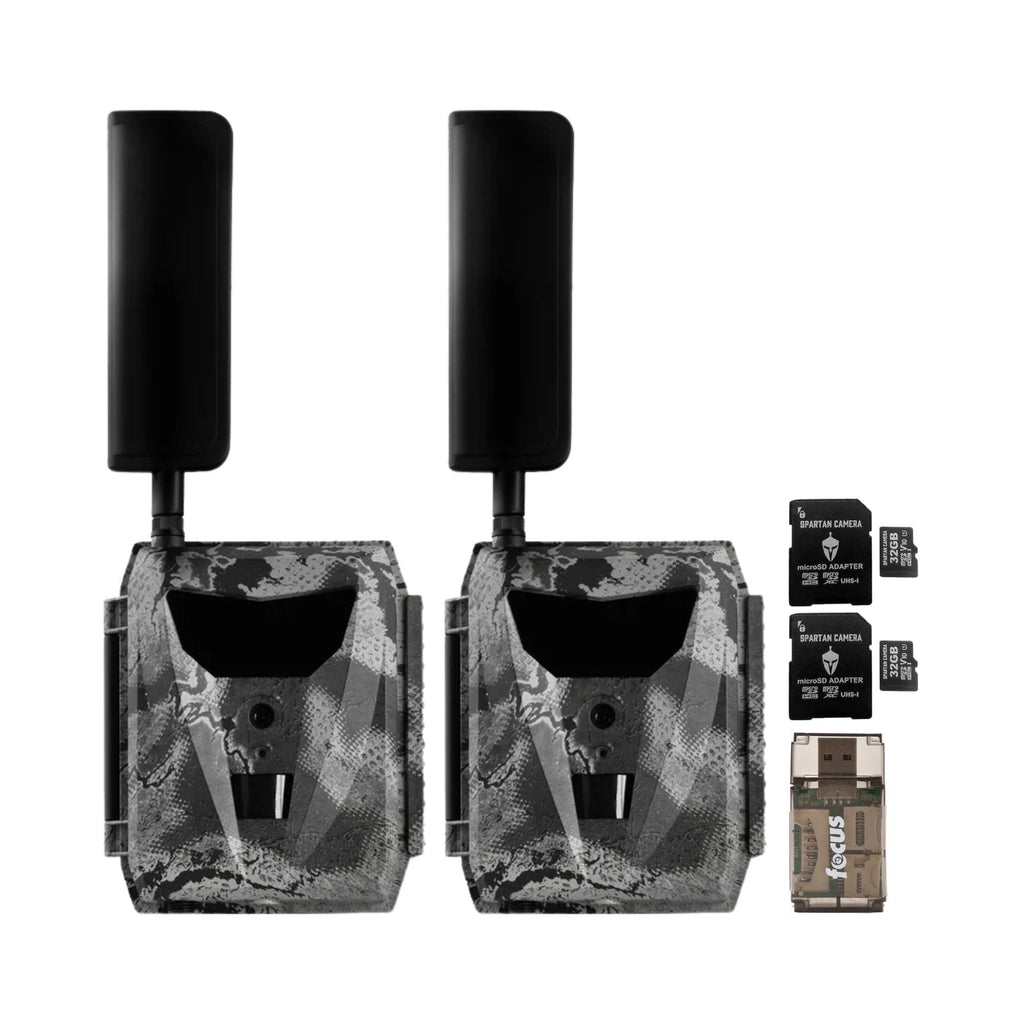 Spartan GoLive 4G/LTE Live Streaming Trail Camera 2-Pack Bundle