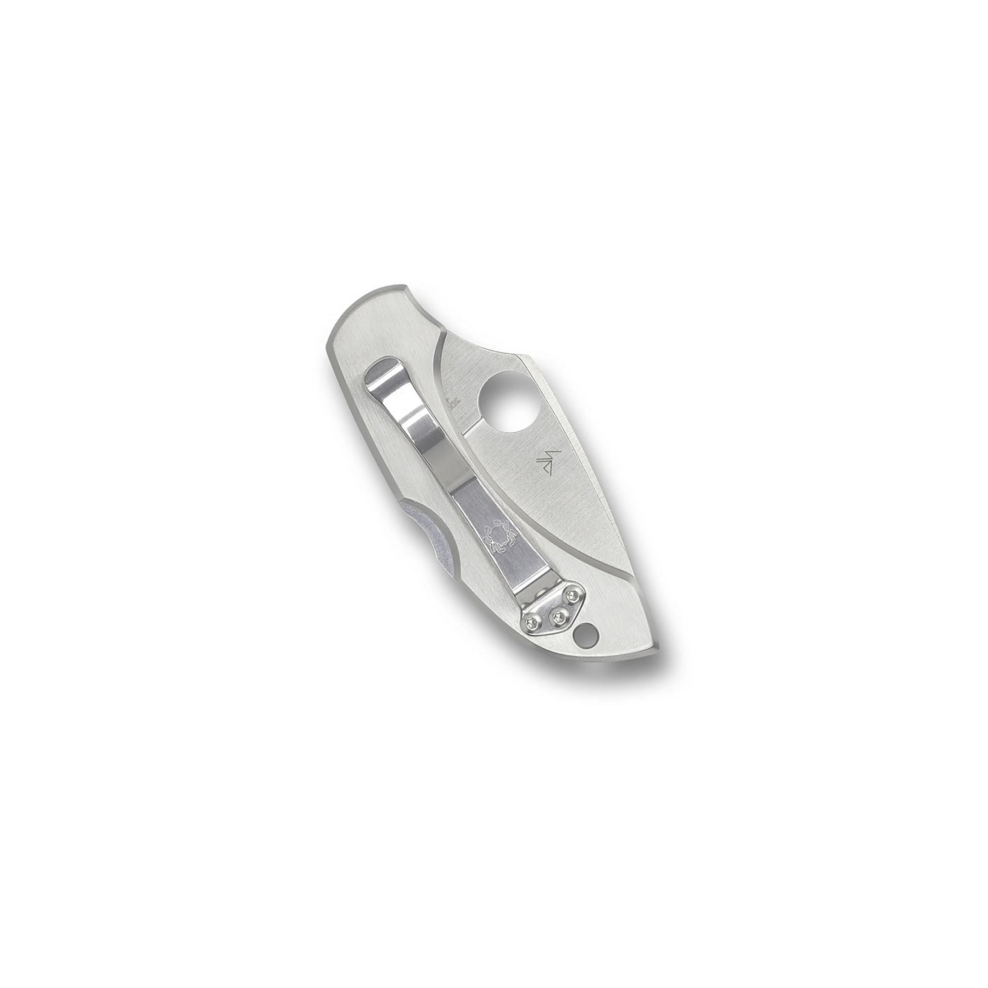 Spyderco Dragonfly Folding Knife - VG-10 PlainEdge Blade, Stainless Steel Handle, Back Lock