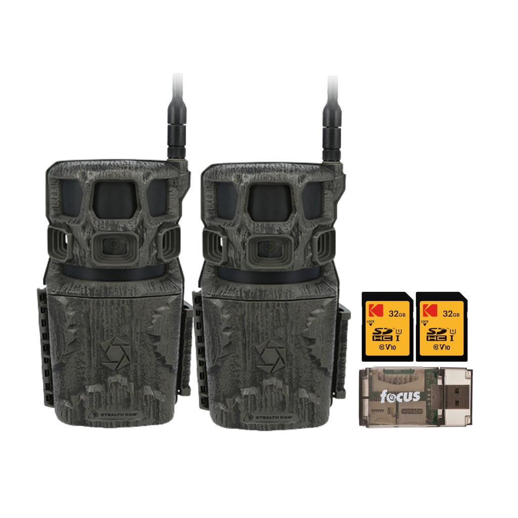 Stealth Cam Revolver Pro 3.0 Trail Camera (2-Pack) Bundle with Memory Card