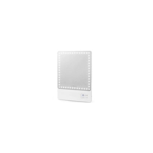 Glamcor RIKI LOVES RIKI RIKI SKINNY Portable 13 x 9.5-Inch Vanity Mirror (White)