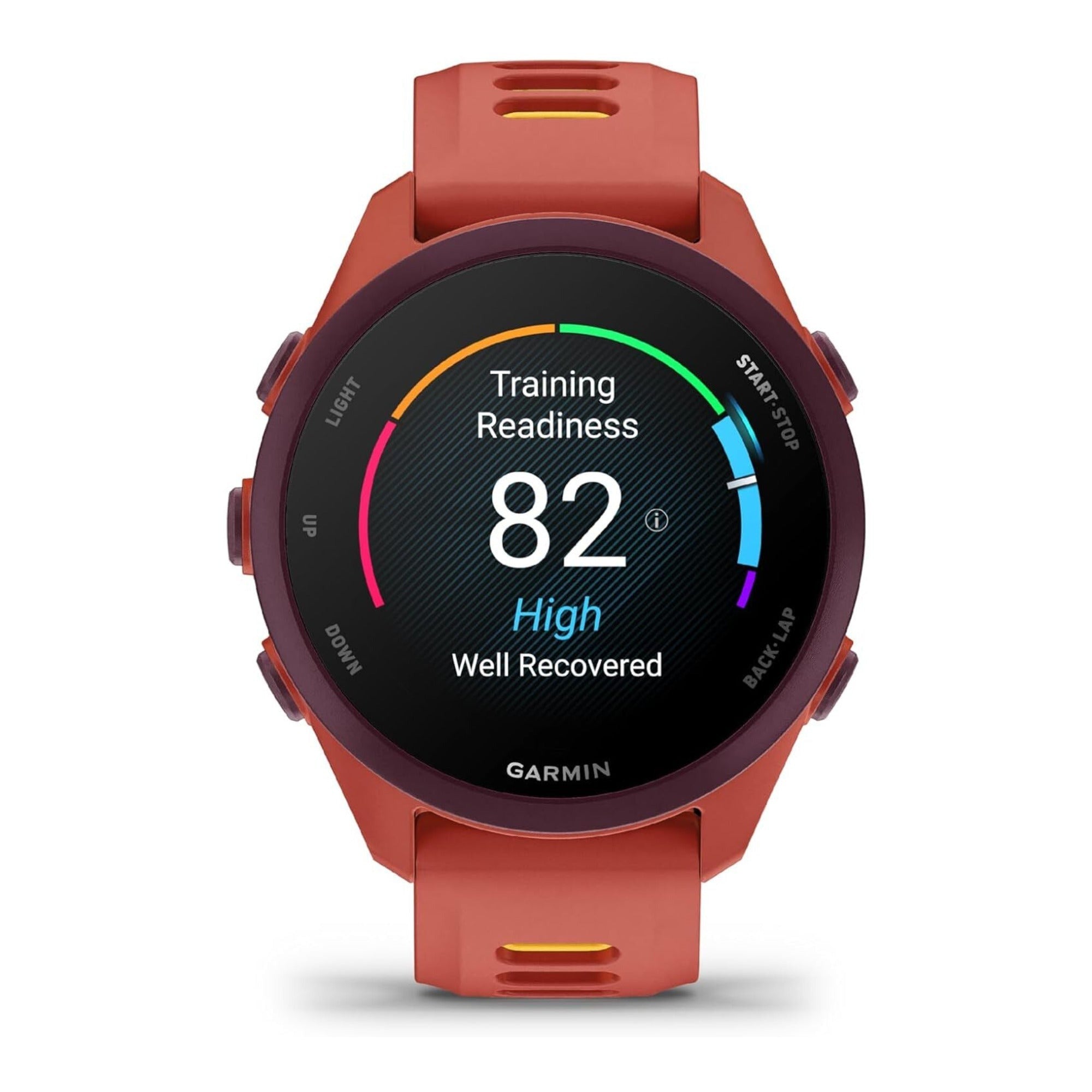Garmin Forerunner 170 Music GPS Running Smartwatch (Red Pink/Mango)