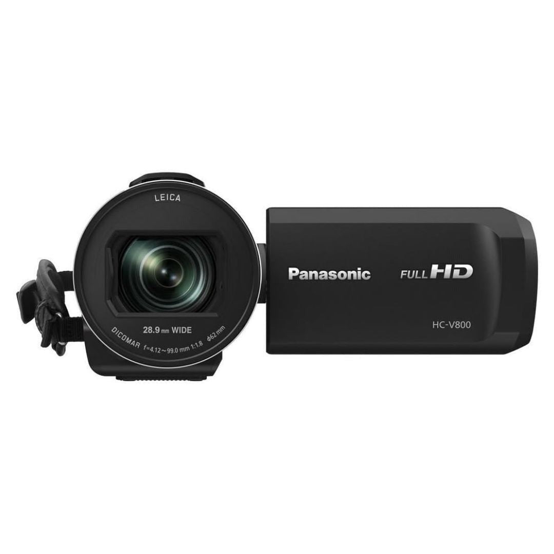 Panasonic HC-V800K HD Camcorder, Leica DICOMAR 25-600mm Zoom (Black) (Certified Refurbished)