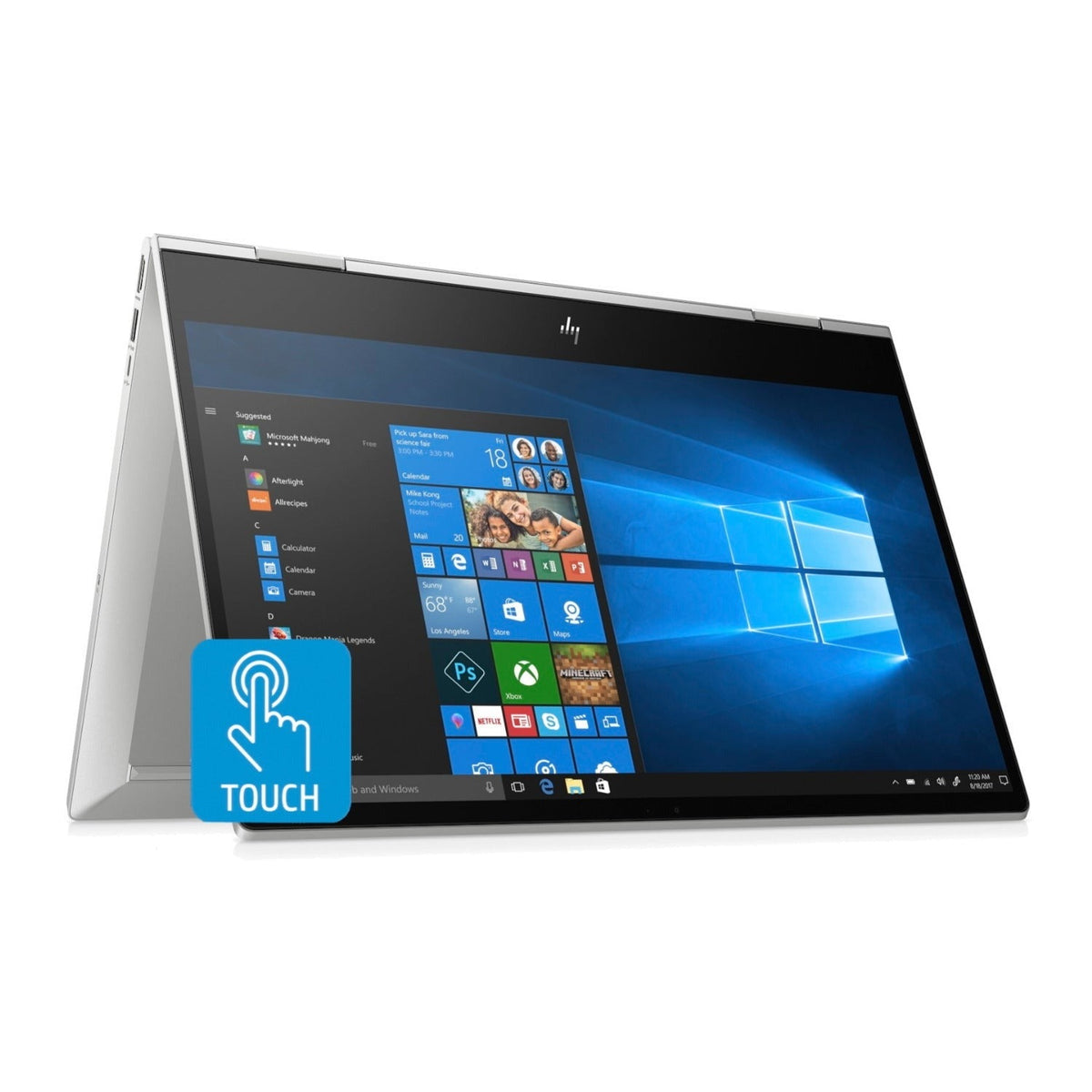 HP Envy x360 15t 15.6" FHD Touch Convertible Laptop, Intel Core i5-10210U, 12GB RAM, 256GB SSD (Certified Refurbished)