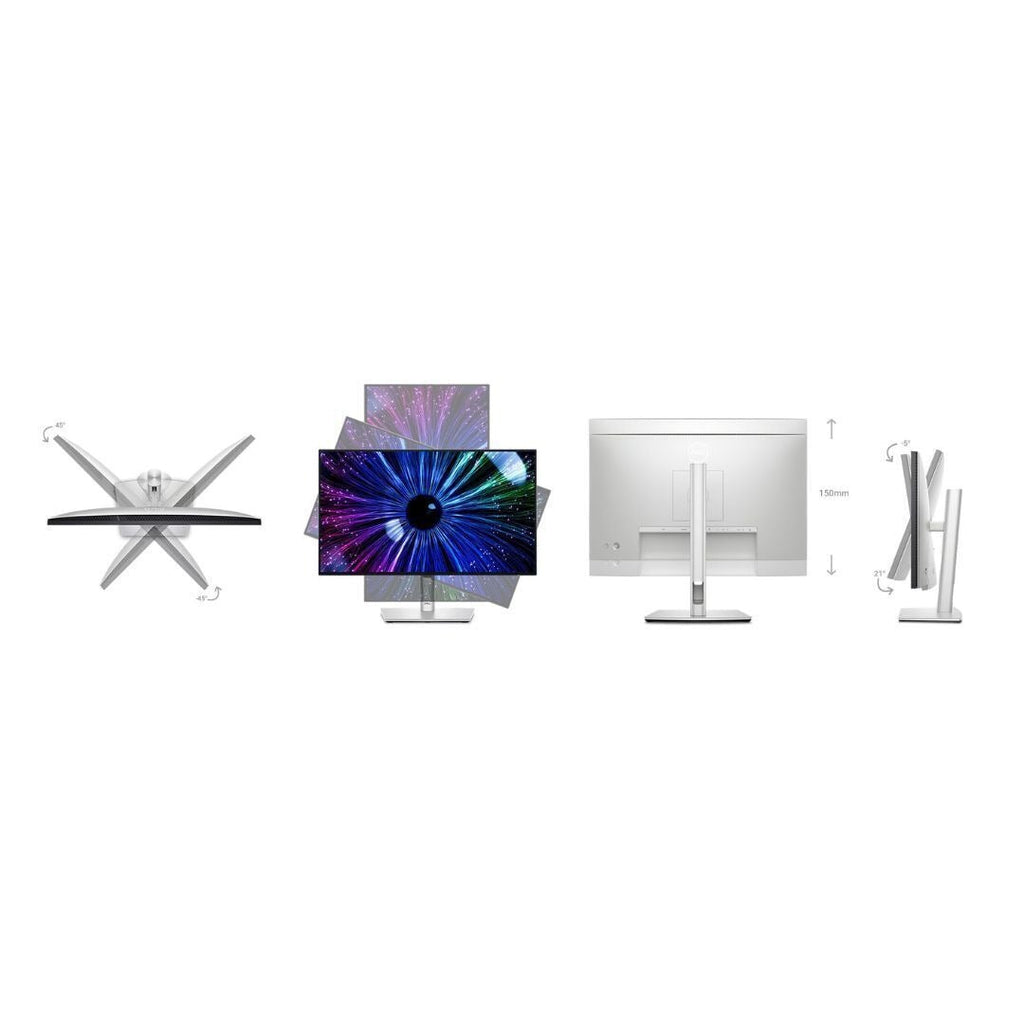 Dell UltraSharp U2424HE Monitor, 24" Full HD, 120Hz, USB-C Hub (Certified Refurbished)