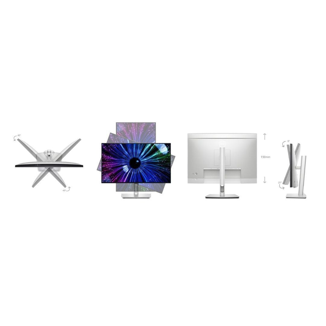 Dell UltraSharp U2424HE Monitor, 24" Full HD, 120Hz, USB-C Hub (Certified Refurbished)