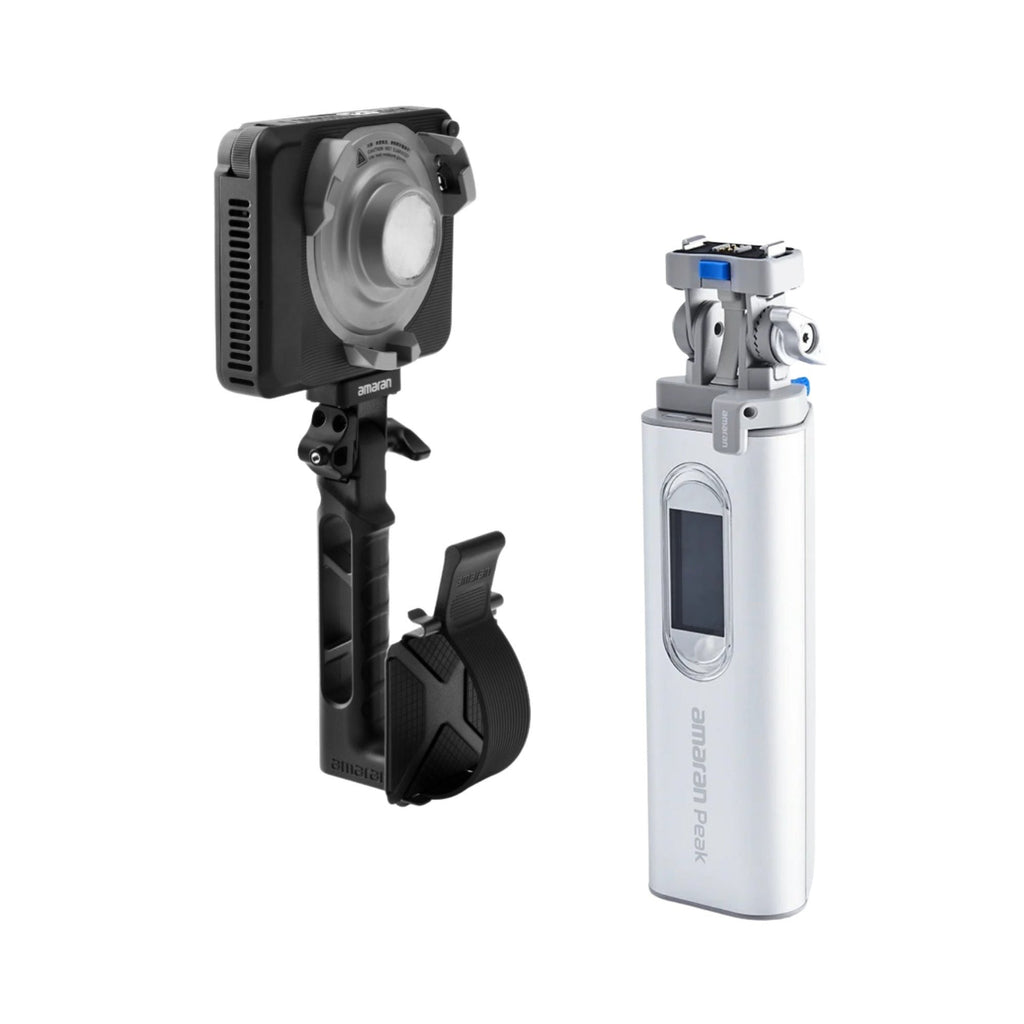 Amaran Ray 60c RGB LED Video Light Bundle with Portable Battery with Ace E-Lock
