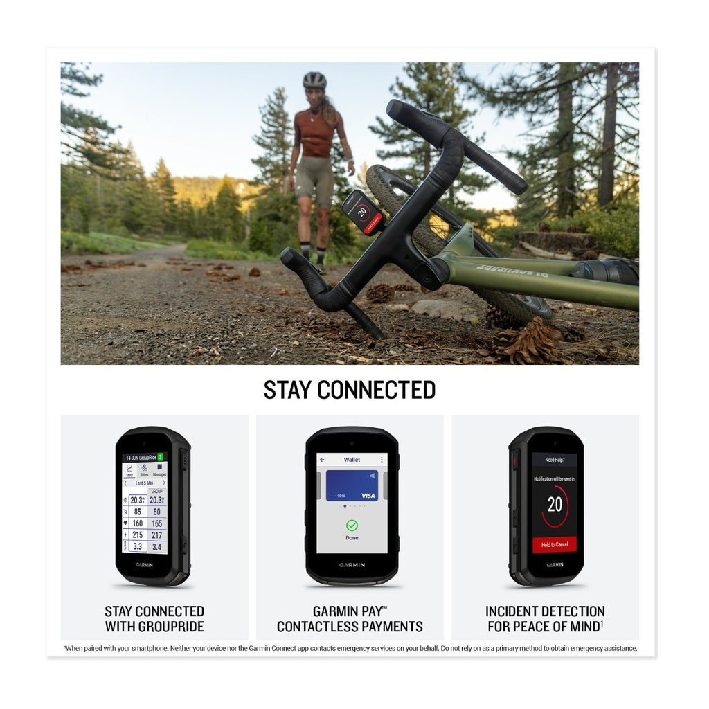 Garmin Edge 850 GPS Bike Computer with Vivid Color Touchscreen Display