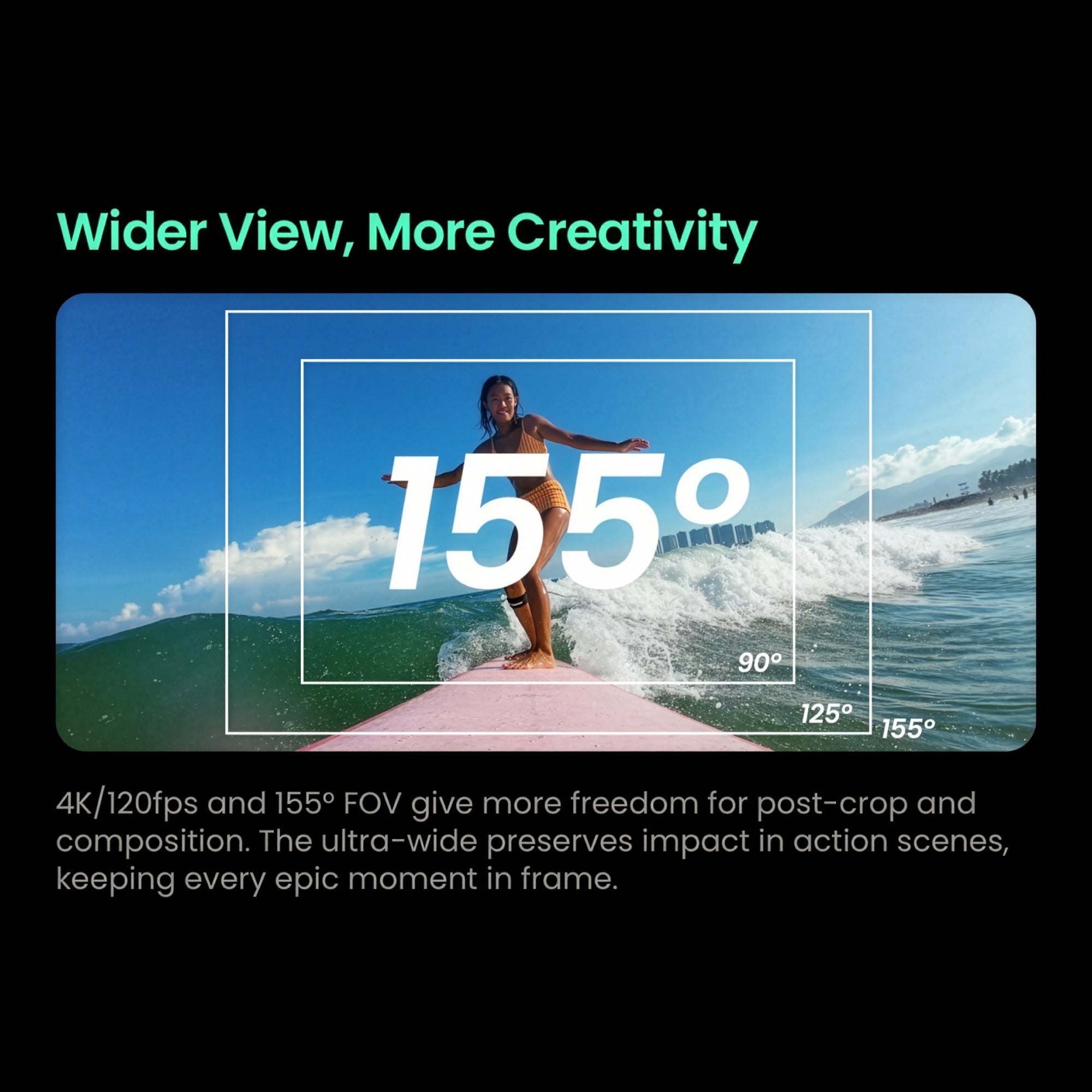 Xtra Edge Action Camera with 128GB MicroSD, Accessory Kit and Case Bundle