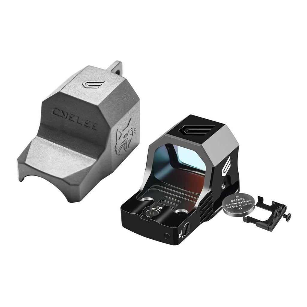 Cyelee CAT-PRO Open Reflex Sight - 3 MOA Red Dot, RMSc Footprint with Motion Deactivated Standby