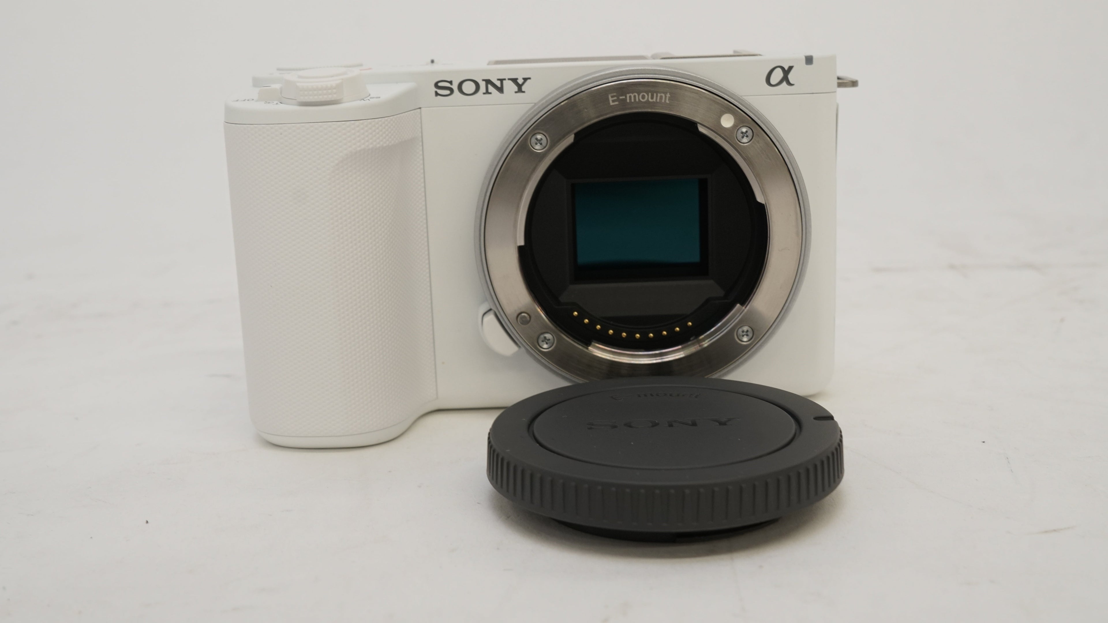 Sony Alpha ZV-E10 II APS-C Mirrorless Content Creators Camera Body (White) (Open Box)