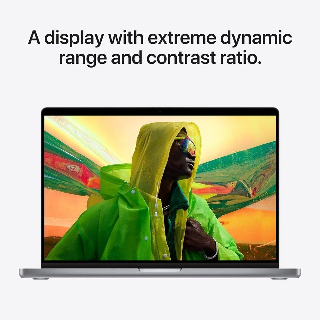 Apple MacBook Pro 14" (2021) with M1 Pro Chip, 10-Core CPU, 16-Core GPU, Space Gray (Certified Refurbished)