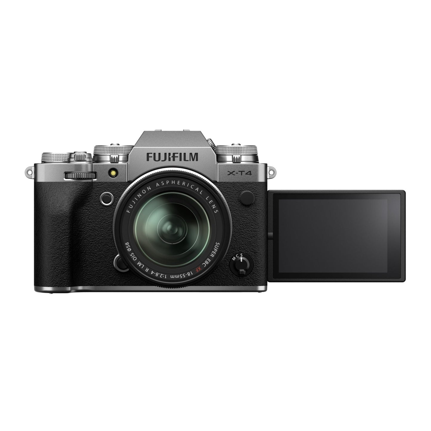 Fujifilm X-T4 Mirrorless Digital Camera with XF 18-55mm f/2.8-4 Lens Kit (Silver)