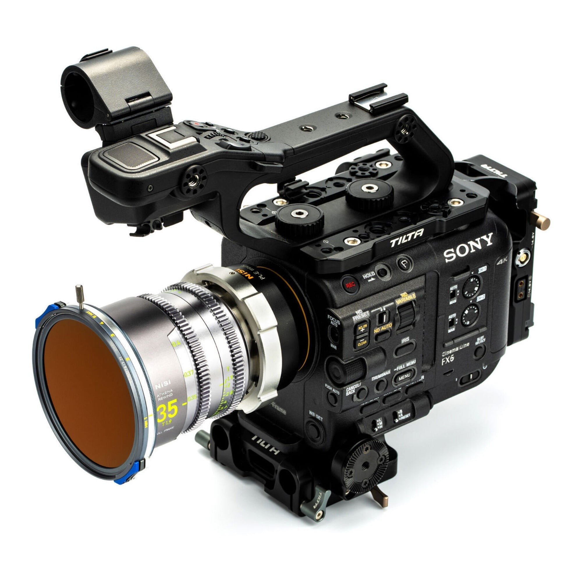NiSi ATHENA PRIME Rewind Full Frame Cinema Lens Kit with 5 Lenses (14mm, 25mm, 35mm, 50mm, 85mm) and Hard Case (PL Mount)