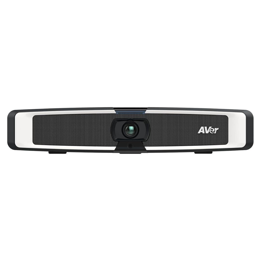 AVer VB130 4K Video Collaboration Bar with Adjustable 5-Level Fill Lighting (Black and White)