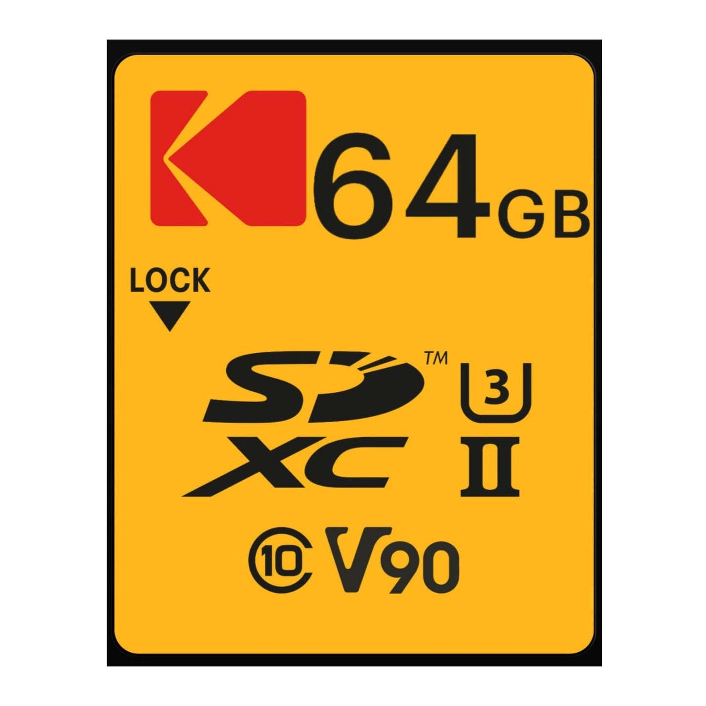 Kodak 64GB UHS-II U3 V90 Ultra Pro SDXC Memory Card