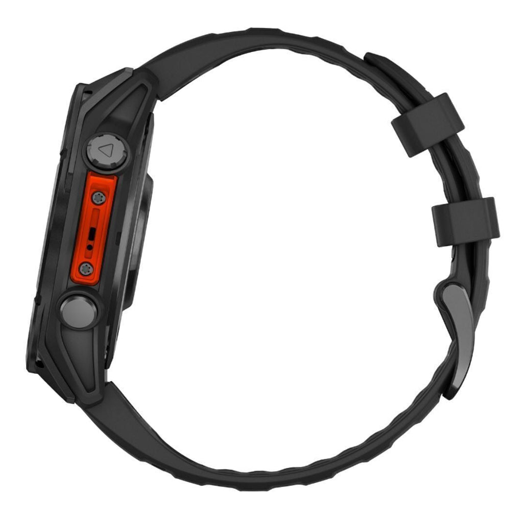 Garmin Fenix 8 47mm GPS Smartwatch with Wireless Stereo Earbuds Bundle