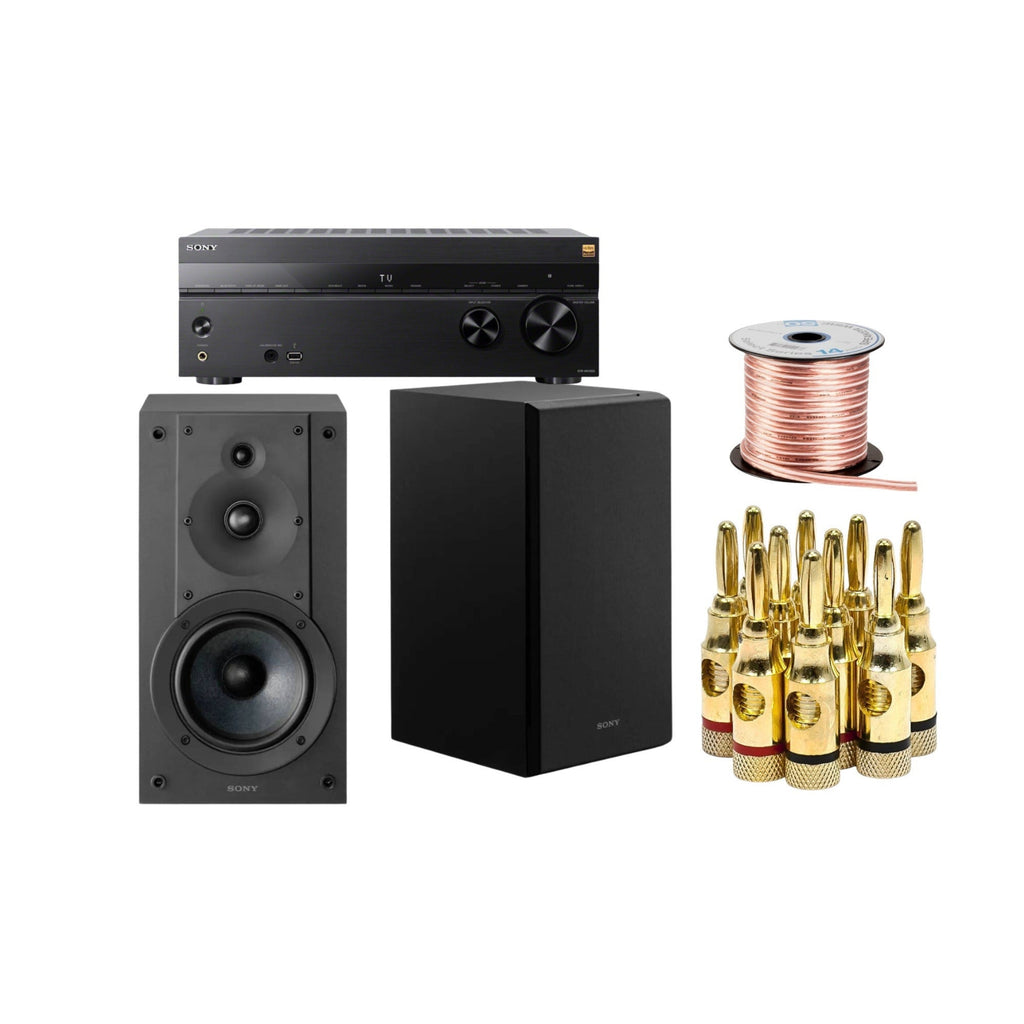 Sony STR-AN1000 7.2 Channel 8K AV Receiver (Black) with Accessories Bundle