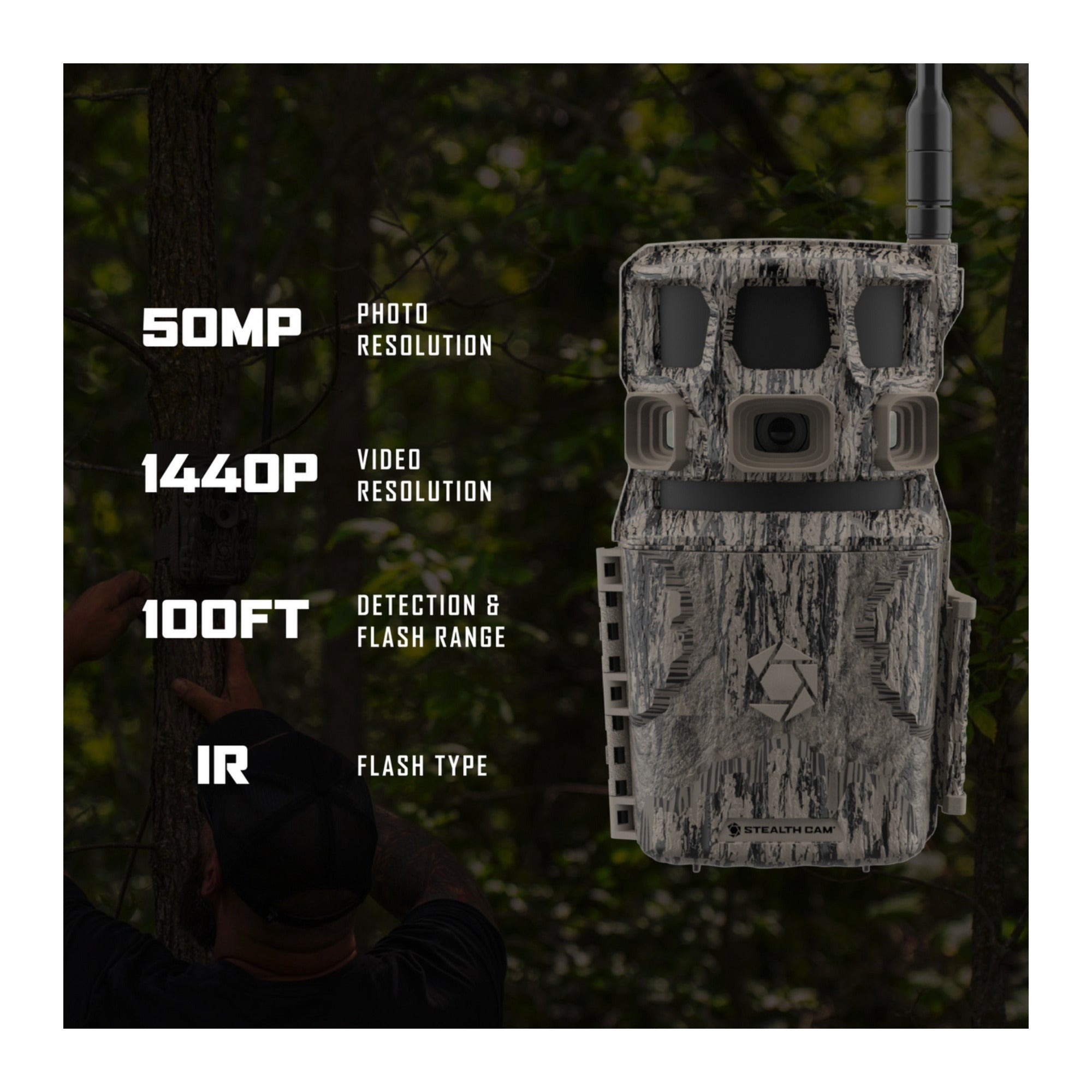 Stealth Cam Revolver Pro 3.0 Trail Camera (2-Pack) Bundle with Memory Card