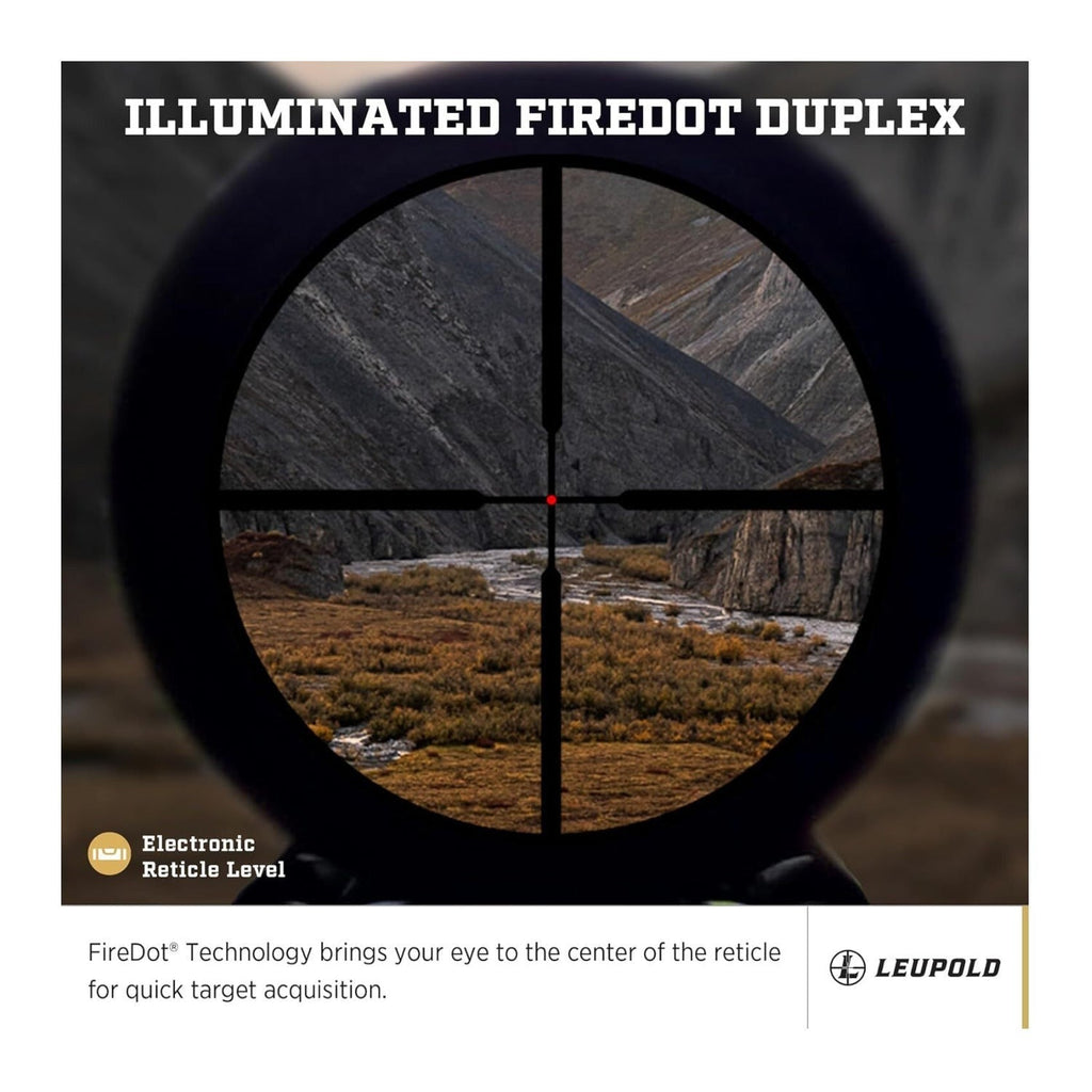 Leupold VX-6HD Gen 2 1-6x24 (30mm) CDS-SZL2 Illuminated FireDot Duplex