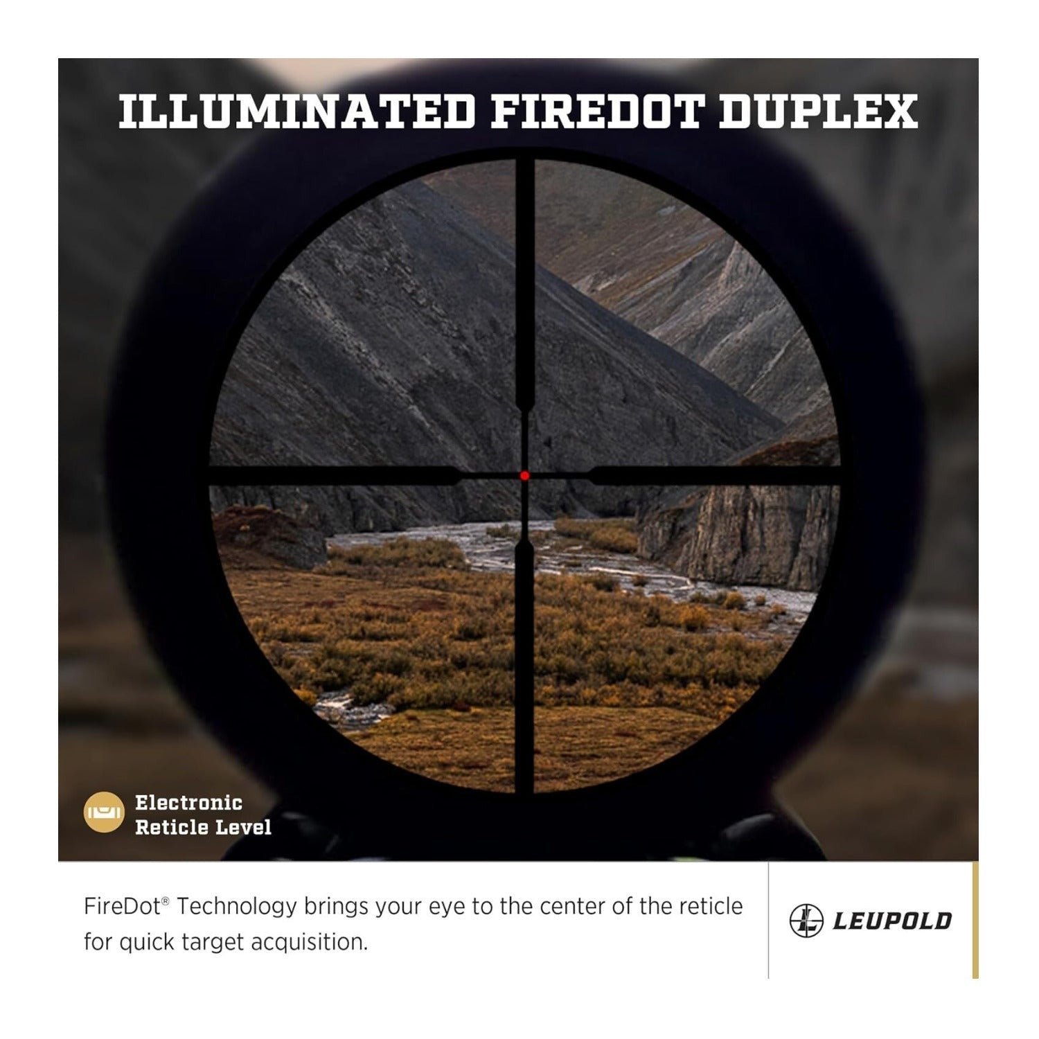 Leupold VX-6HD Gen 2 1-6x24 (30mm) CDS-SZL2 Illuminated FireDot Duplex