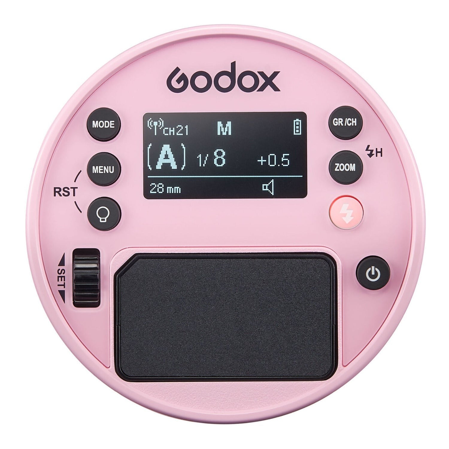 Godox AD100Pro Pocket Flash - 100Ws Speedlight with Wireless Control (Pink)