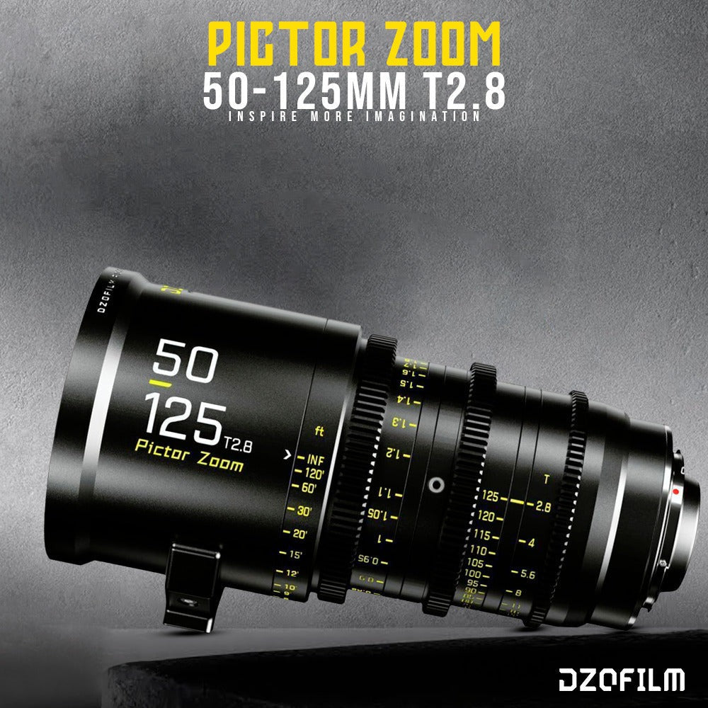 DZOFilm Pictor Zoom 50-125mm T2.8 Super 35 Parfocal Lens (PL Mount and EF Mount) Bundle