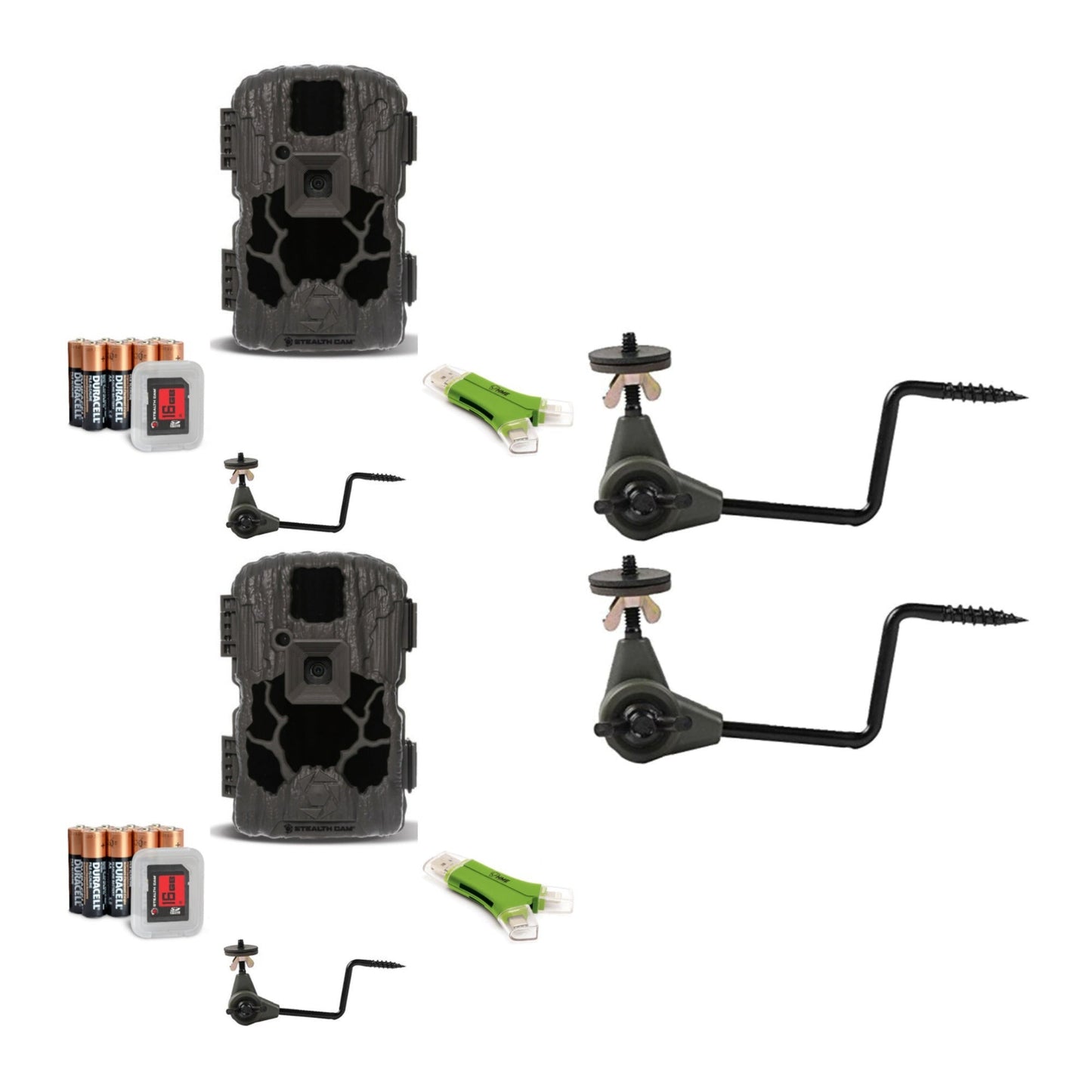 Stealth Cam PXV26 26MP Camera with Trail Camera Holder (2-Pack)
