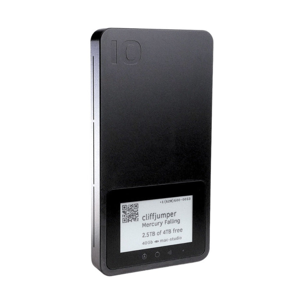 iodyne 4TB Pro Mini Thunderbolt 4 External SSD Portable Drive (Dark Space Grey)